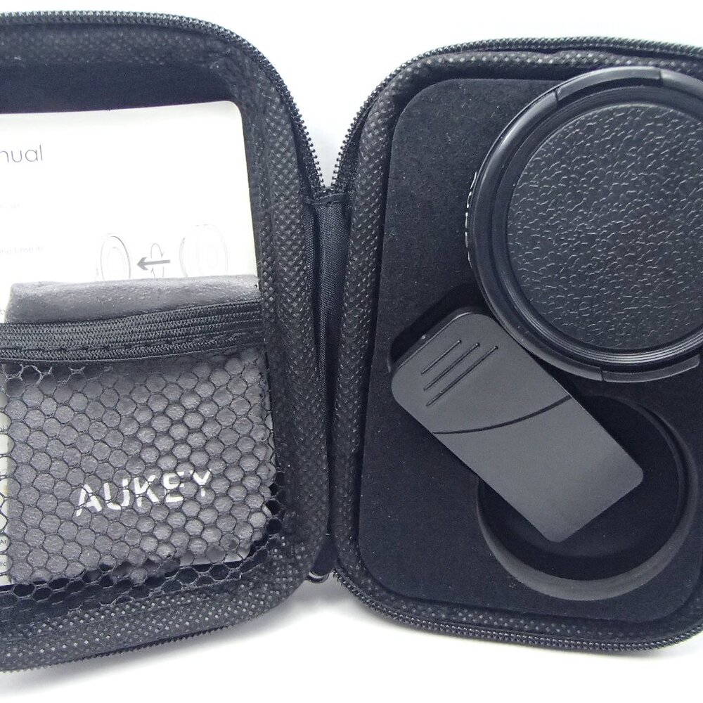 Aukey 2-in-1 Ora Lens Set 120 degree Wide Angle + 15X Macro /14